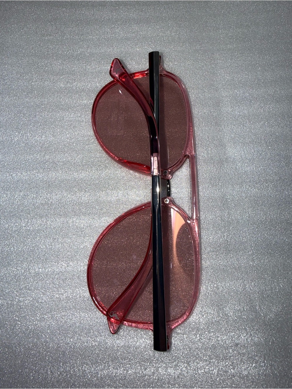 Jessica Simpson J6382 Pink Aviator Sunglasses Women’s Retro Silver Accent NWT - Picture 7 of 8